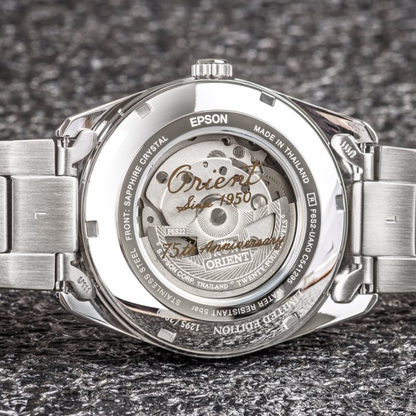 Orient Contemporary Stretto Semi-skeletón Automatic RA-AR0012N30B 75th Anniversary Limited Edition 2800pcs