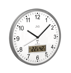 Rádiom riadené nástenné hodiny JVD RH78.1