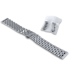 LAVVU Masívny strieborný oceľový remienok - 22