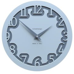 Dizajnové hodiny 10-002 CalleaDesign Labirinto 30cm (viac farebných verzií) Farba ružová lastúra (najsvetlejšia)-31 Dyha šedý koreň - 84