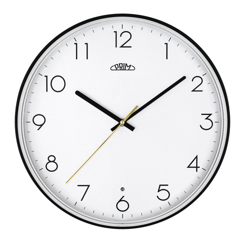 Nástenné svietiace hodiny s tichým chodom PRIM Sense - E01.4296.90