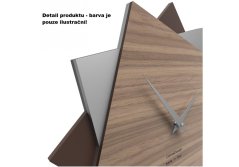Dizajnové hodiny 10-030 CalleaDesign Foy 35cm (viac farebných verzií) Farba vínová červená-65 - RAL3003