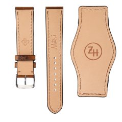 Kožený řemínek na hodinky PRIM E39.5487 (20 mm) – hnědý - E39.5487.50.REM/20-D622