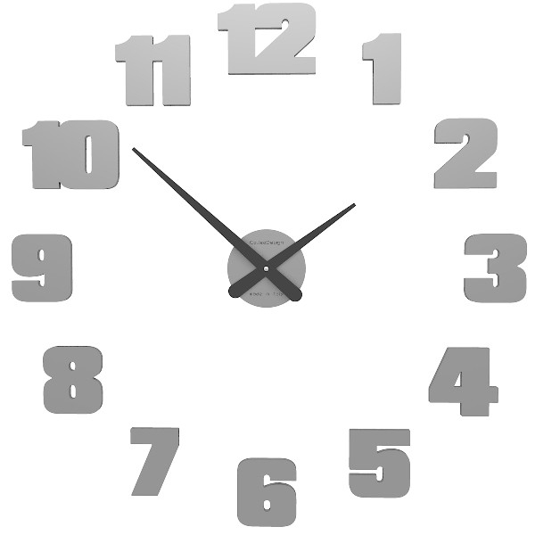 Dizajnové hodiny 10-308 CalleaDesign 65cm (viac farieb) Farba antracitová čierna-4