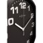 Dizajnové nástenné hodiny 3053zw Nextime Dash black 35cm