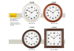 Dizajnové nástenné hodiny 21034C Lowell 30cm