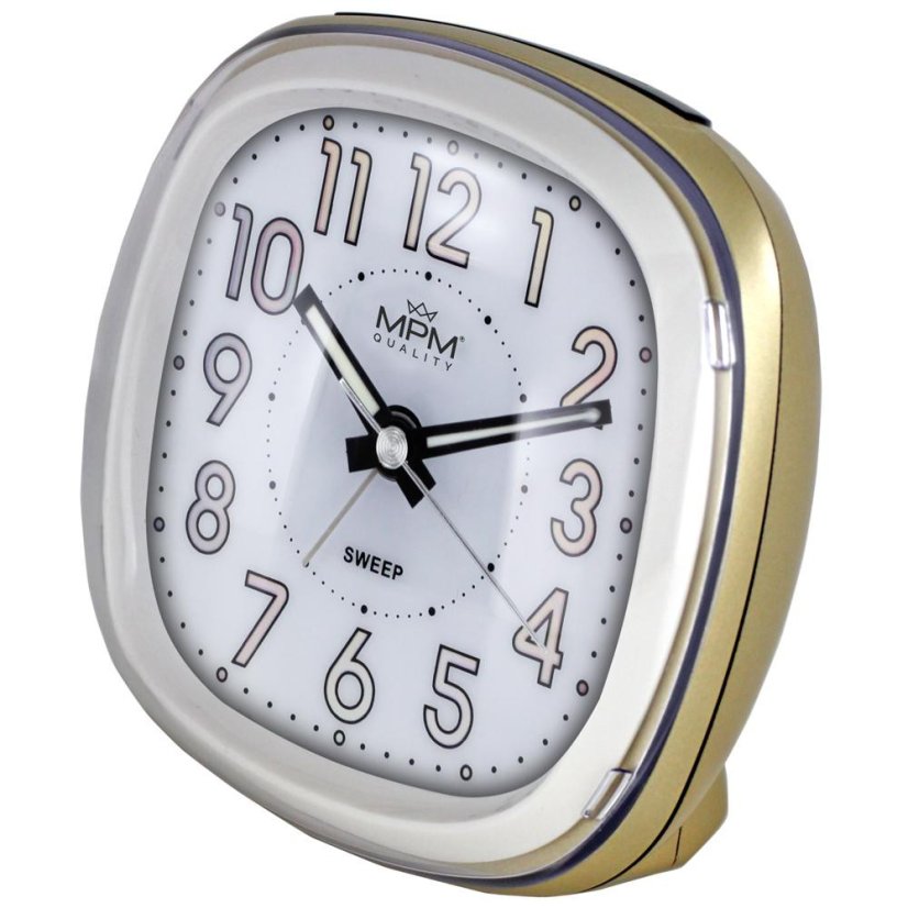 Budík s tichým chodem MPM C01.3067.80