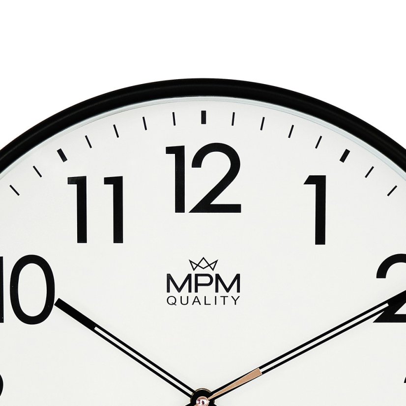Nástenné hodiny s tichým chodom MPM Rena - B - E01.3877.90
