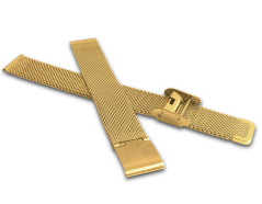 MINET Zlatý kovový ťah MESH Band Gold - 16