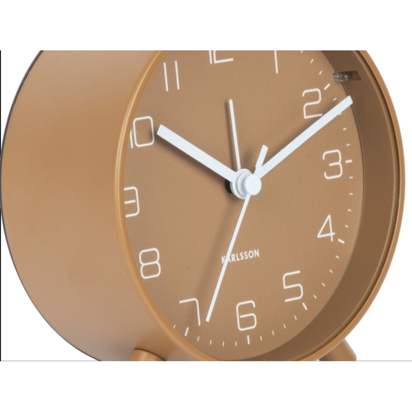 Designový budík 5752BR Karlsson 11cm