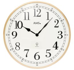 Nástěnné hodiny 5607 AMS řízené rádiovým signálem 40cm