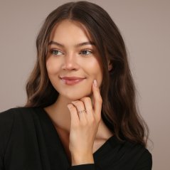 Zlatý prsteň ZR0270XJ71-7355 (585/1000) Veľ.55 1,73g