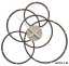 Dizajnové hodiny 10-215 CalleaDesign Black Hole 59cm (viac farebných variantov) Farba biela-1 - RAL9003