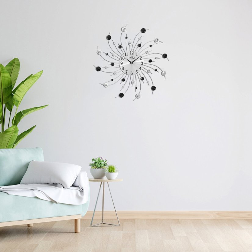 Designové paprskové nástěnné hodiny MPM Starlino - E04.4283.70