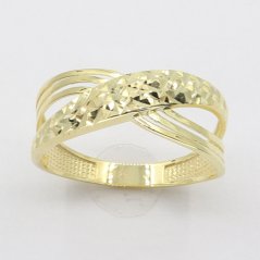 Zlatý prsten AZ2799, vel. 58, 2.15 g