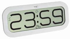 TFA 60.4514.02 - Rádiovo riadené hodiny s melódiou BimBam biele