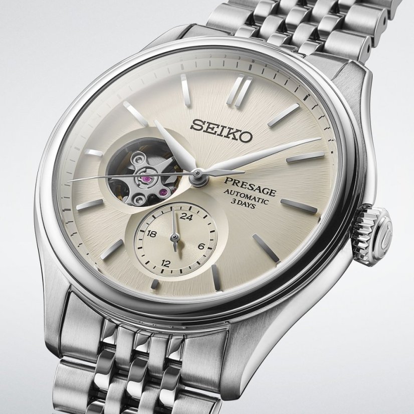 Seiko SPB469J1 Presage Classic ‘Shiro-iro’ Open heart