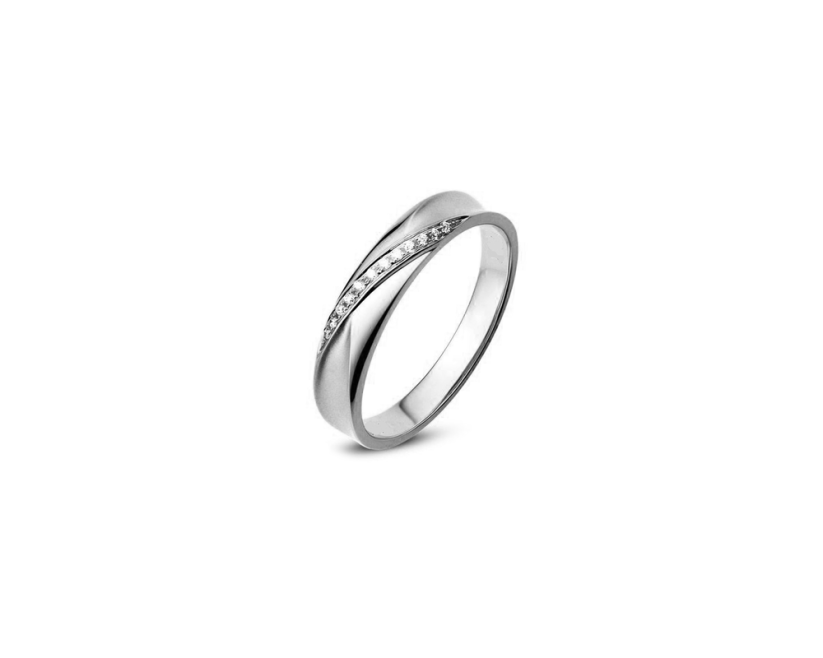 Stříbrný prsten JVD SVLR0513XH2BI58