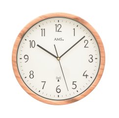 Designové nástěnné hodiny 5576 AMS řízené rádiovým signálem 30cm