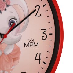 Detské nástenné hodiny MPM slon - E01M.4268.20