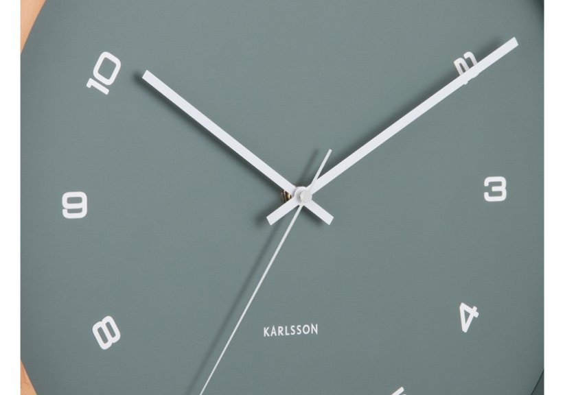 Designové nástěnné hodiny 5938GR Karlsson 41cm