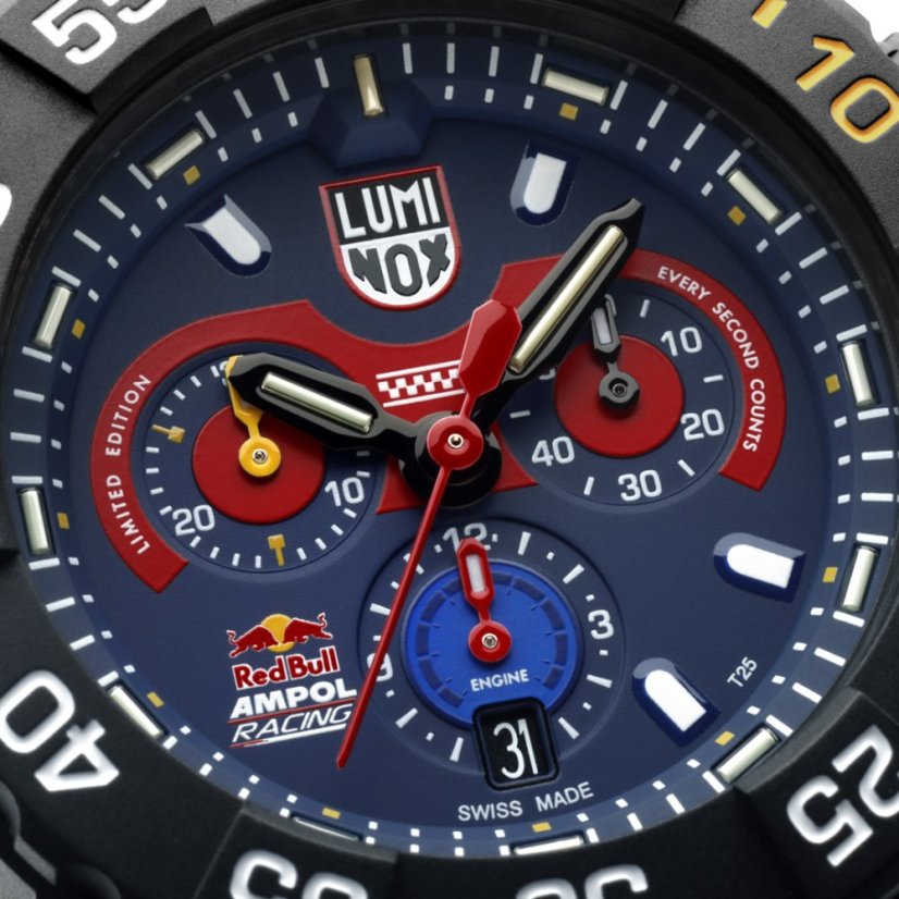 Luminox Navy SEAL Chronograph 3580 Series Red Bull AMPOL Racing Limited Edition XS.3581.ARB.N