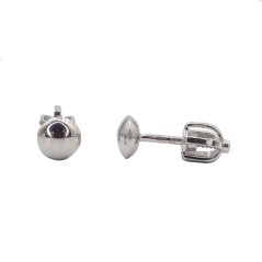 Zlaté náušnice z bílého zlata PZE332W (585/1000) 1.15 g