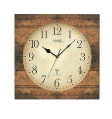 Designové nástěnné hodiny 5550 AMS řízené rádiovým signálem 34cm