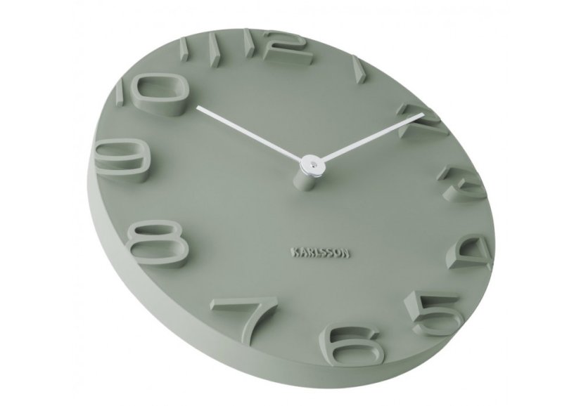 Designové nástěnné hodiny 5311GR Karlsson 42cm