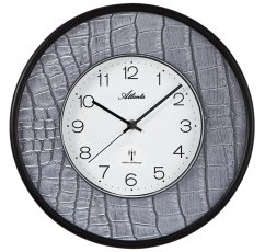 Dizajnové nástenné hodiny AT4540-7 Atlanta riadené signálom DCF 34cm