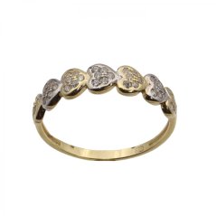Zlatý prsten RRCS082, vel. 61, 1.45 g