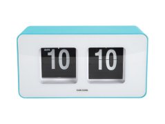 Dizajnové stolné / nastenné preklápacie hodiny 6042BL Karlsson 18cm
