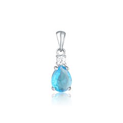 Strieborný prívesok so zirkónmi JVD SVLP0877SH2M200