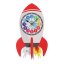 Detské nástenné hodiny raketa MPM Fernse - B - E05.4468.B