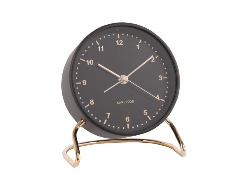 Dizajnový budík 5764BK Karlsson 11cm