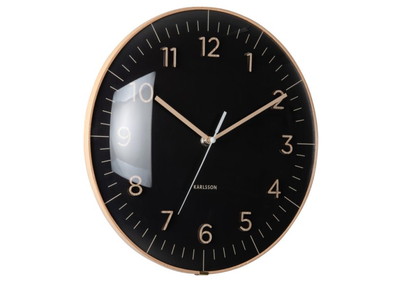Dizajnové nástenné hodiny 6110BK Karlsson 30cm