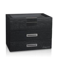Kazeta na hodinky HEISSE & SÖHNE 70019-195.142 HS Monteray 30 - Schwarz