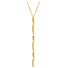 MINET Moderní zlatý náhrdelník Au 585/1000 3,05g
