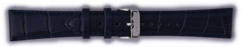 Remienok Orient UL016013J0, kožený modrý, strieborná pracka (pre model RA-AG00)