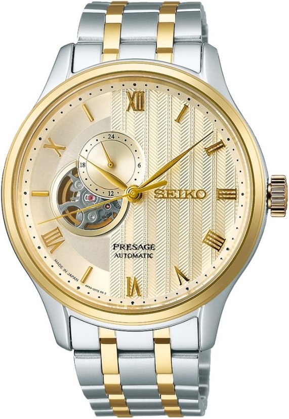 Seiko SSA464J1 Presage ‘Japanese Zen Gardens’ in Gold-toned sand