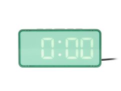 Dizajnové LED hodiny - budík 6040GR Karlsson 14cm