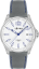LAVVU Pánske hodinky so zafírovým sklom NORDKAPP White / Top Grain Leather