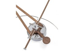 Dizajnové nástenné hodiny Nomon Cris walnut 70cm