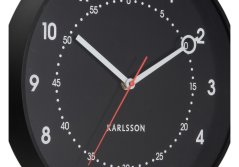 Designové nástěnné hodiny 6038BK Karlsson 32cm