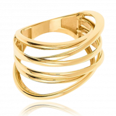 MINET Moderní zlatý prsten Au 585/1000 vel. 55 - 4,30g