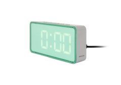 Dizajnové LED hodiny - budík 6040GR Karlsson 14cm