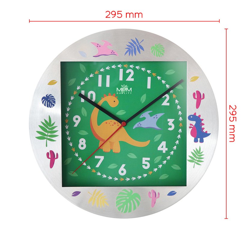 Dětské nástěnné hodiny MPM Explore - D - E01.4354.71.D