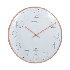Nástenné rádiom riadené hodiny WT 8235 gold