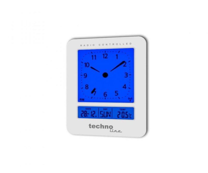 Budík s analogovým LCD displejem a teploměrem WT 745W