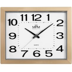 Nástenné hodiny s tichým chodom MPM Convex - E01.4224.80